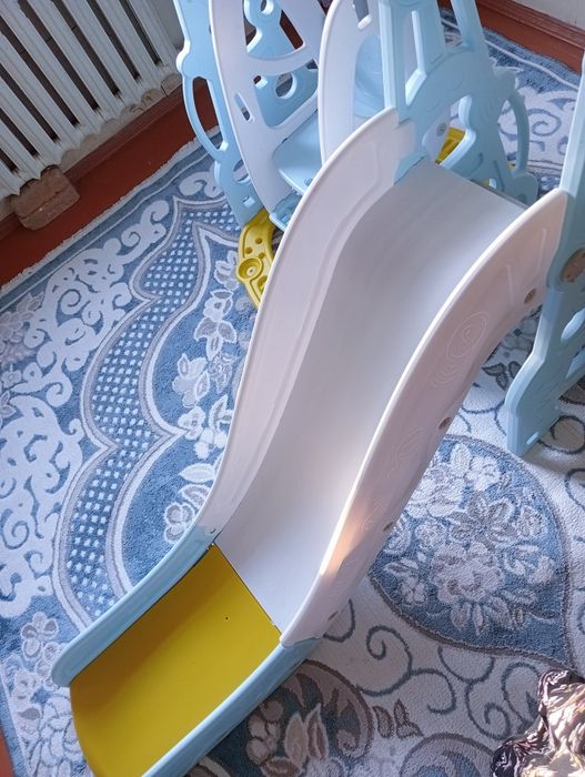 Качеля+горка игровой