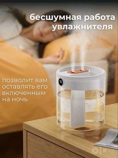 Увлажнитель воздуха для дома, с подсветкой, 1.5 л,havo namlagich,