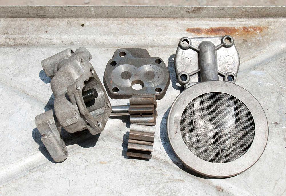 Масленный насос б.у. от ДВС ГАЗ (волги) модели ЗМЗ-4021, бу