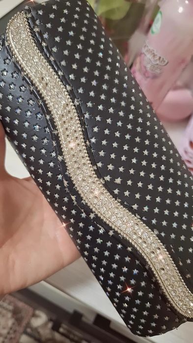 Клатч со стразами