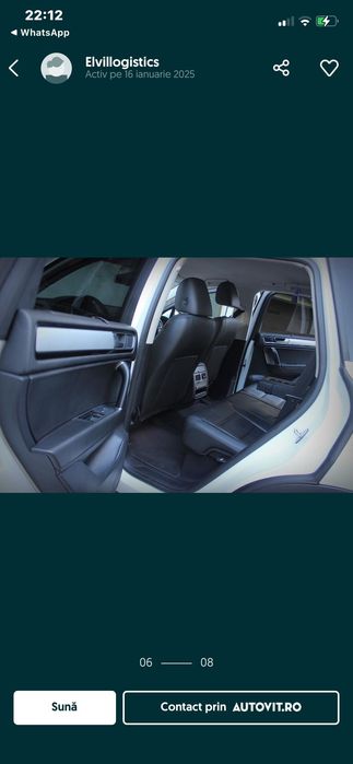 VW TOUAREG 3.0 2016 4x4