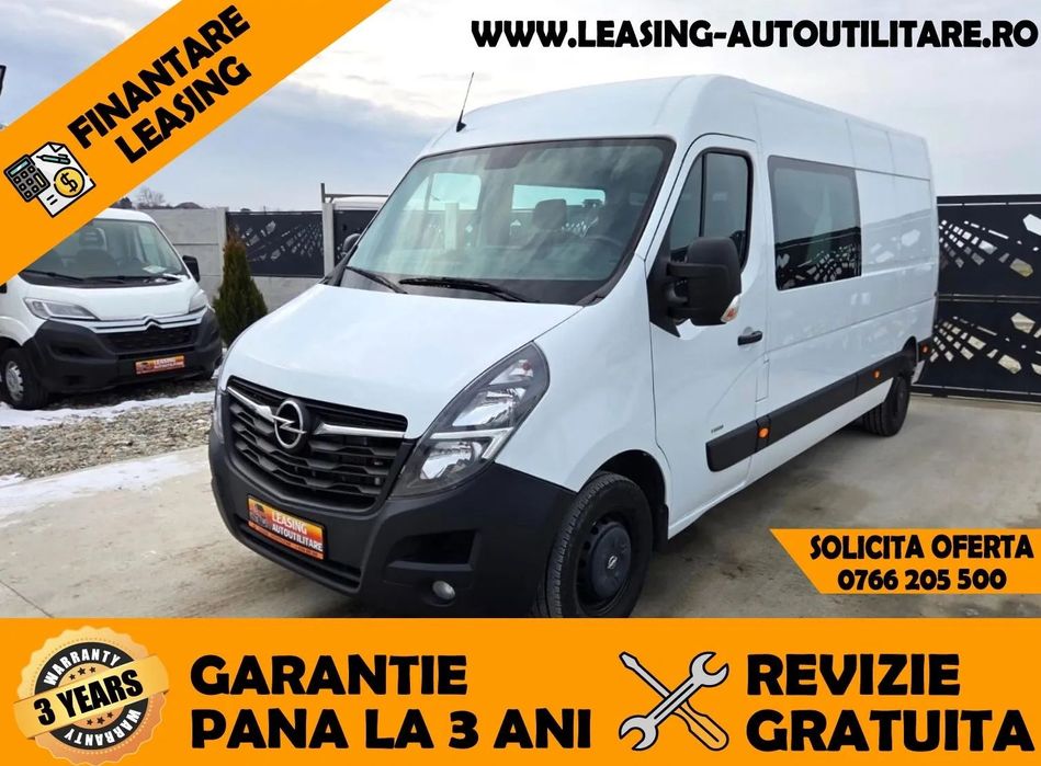 Opel New Movano Doka 6Locuri+Duba L=3.00m An 2020/147900km/Leasing/Garantie extinsa pana la 3ani fara limita Km