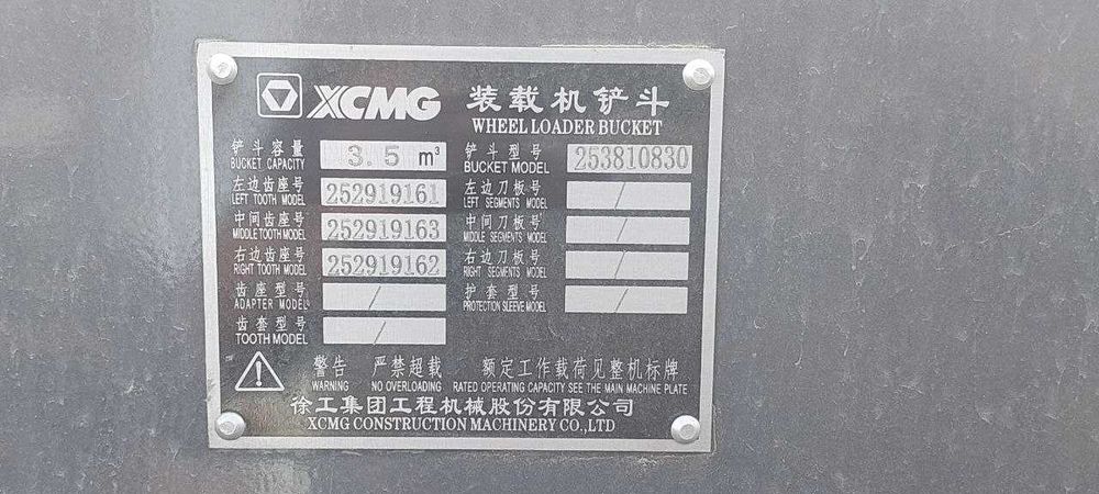 на складе!  Погрузчик XCMG XC958 3,5 куба  джойстик