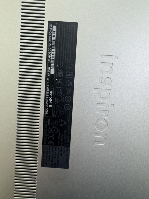 Dell Notebook. Zur holatda