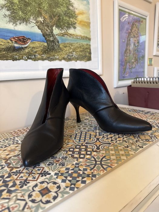 Кожени боти черни Lasocki