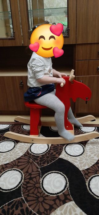 Лось качалка Икеа