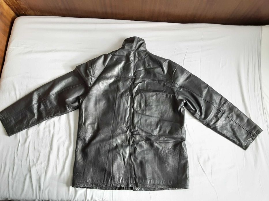 кожено яке "Patino" естествена кожа, черно, размер 54