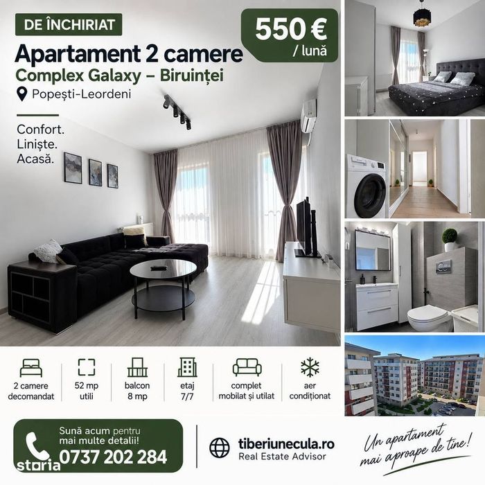 Apartament 2 camere decomandat metrou Berceni, Popesti Leordeni