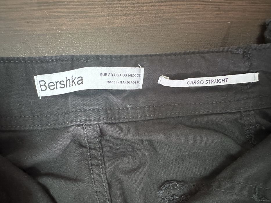 Черни широки панталони с джобове