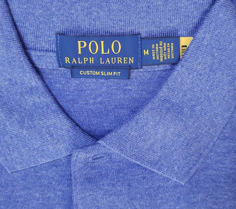 Нова оригинална фланелка Polo Ralph Lauren custom slim fit - XL, L, M