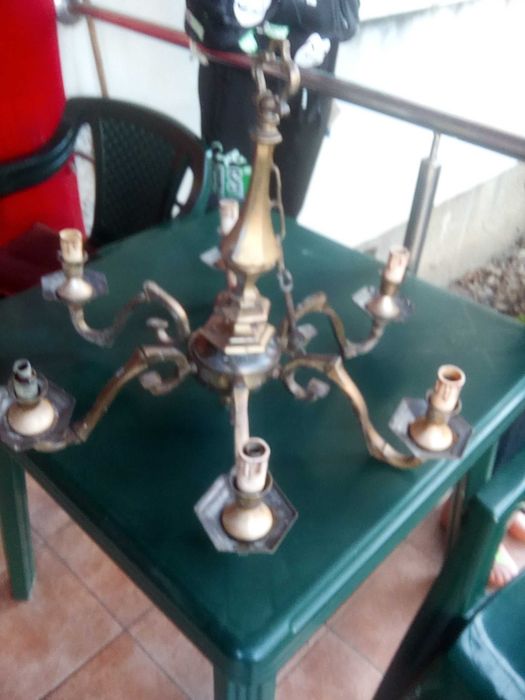 candelabru bronz 6 brate