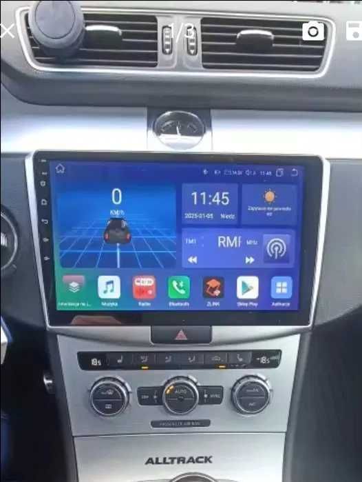 1-8GB Navigatie 10" Android - VW Passat B6 B7 CC CARPLAY Qled WIFI