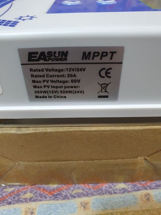 Соларен заряден контролер Easun MPPT-20A