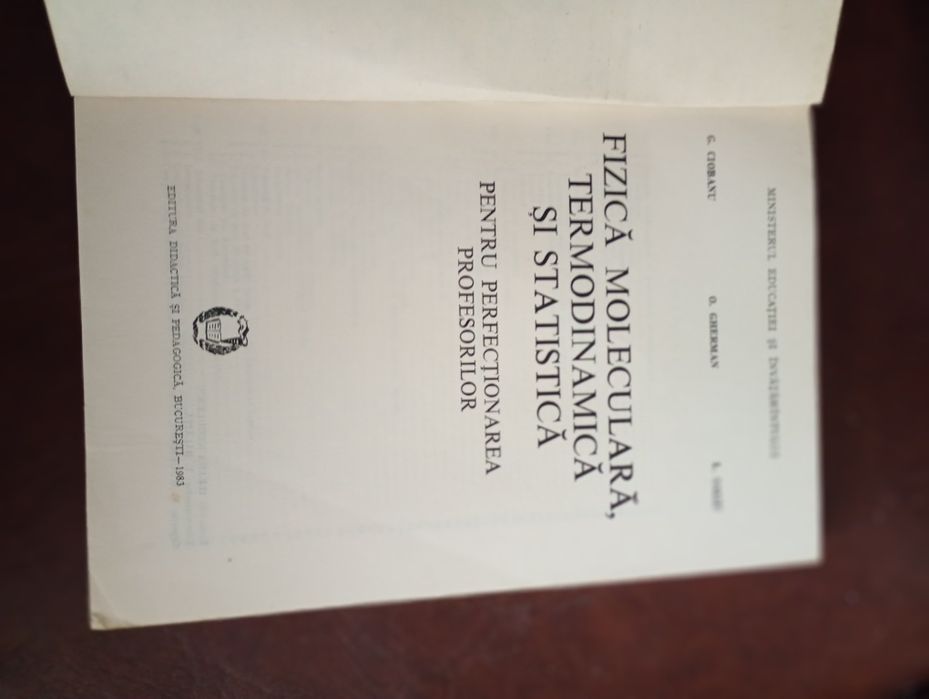 Fizica moleculara,termodinamica și statica