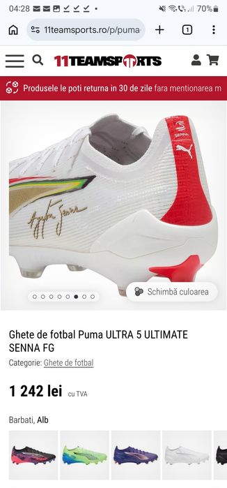 Ghete de fotbal Puma ULTRA 5 ULTIMATE SENNA FG
Ghete de fotbal Puma UL