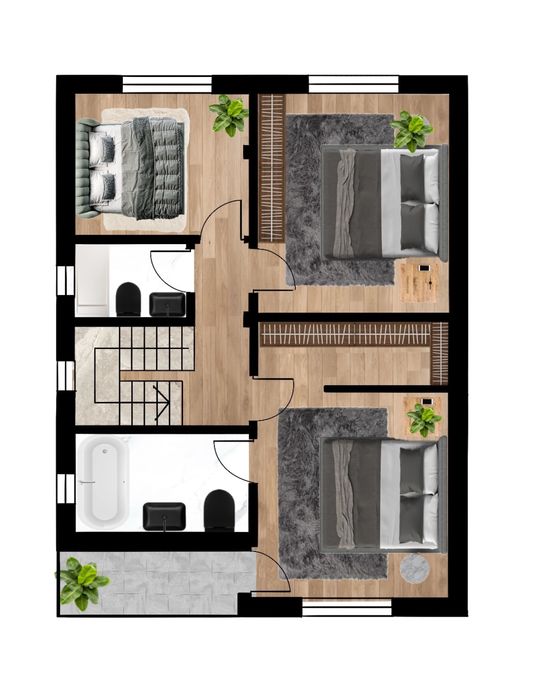 Casa de vanzare,3 bai,Teren 325 mp,oras Pantelimon,Gaze,canalizare,apa