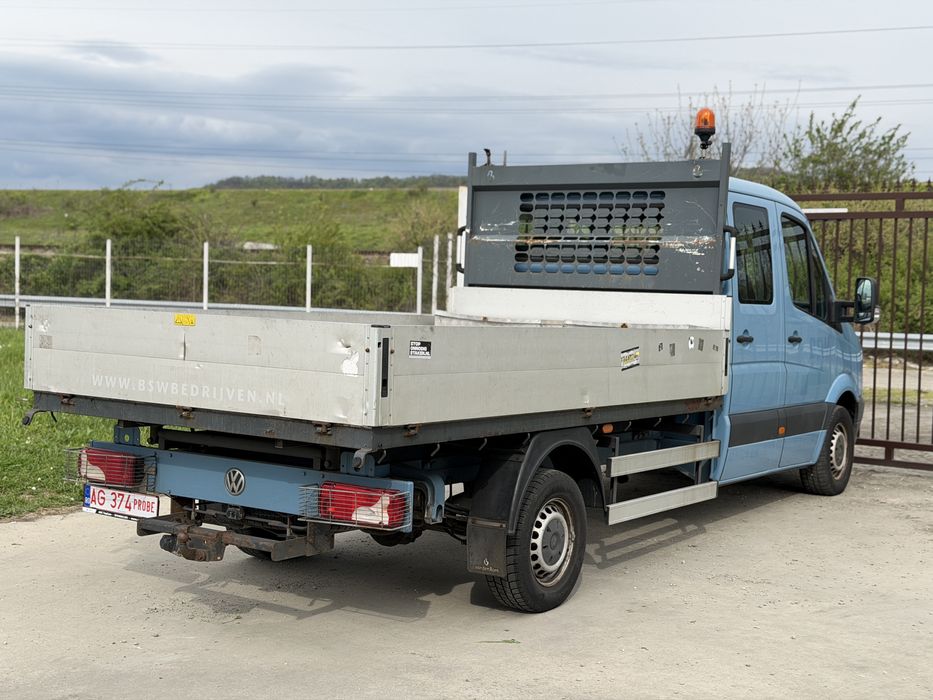 VW Crafter BASCULABIL 3.5t / 6+1 Locuri / Aer conditionat / Euro6 / stare PERFECTA, TVA Deductibil