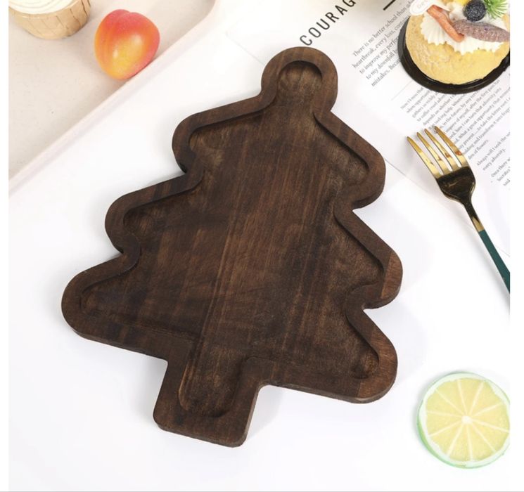 Новые деревянные тарелки, для подарка