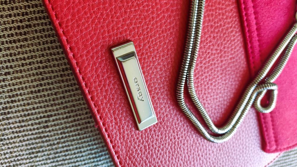 Червена дамска чанта Orsay - нова