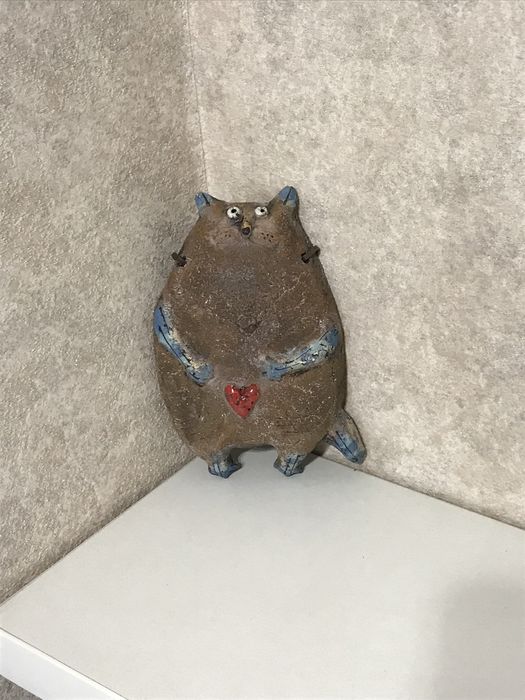 Кот керамический