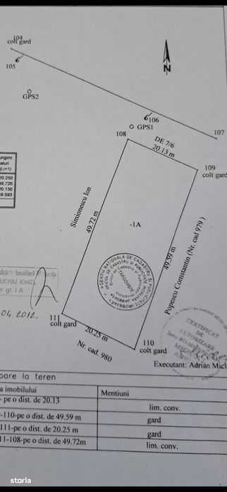 Teren 1000 mp intravilan Tartasesti