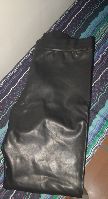 Vand pantaloni imitatie piele caldurosi