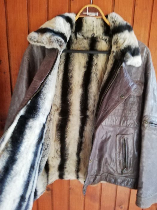 Geaca piele bărbați Aviator Mendo L