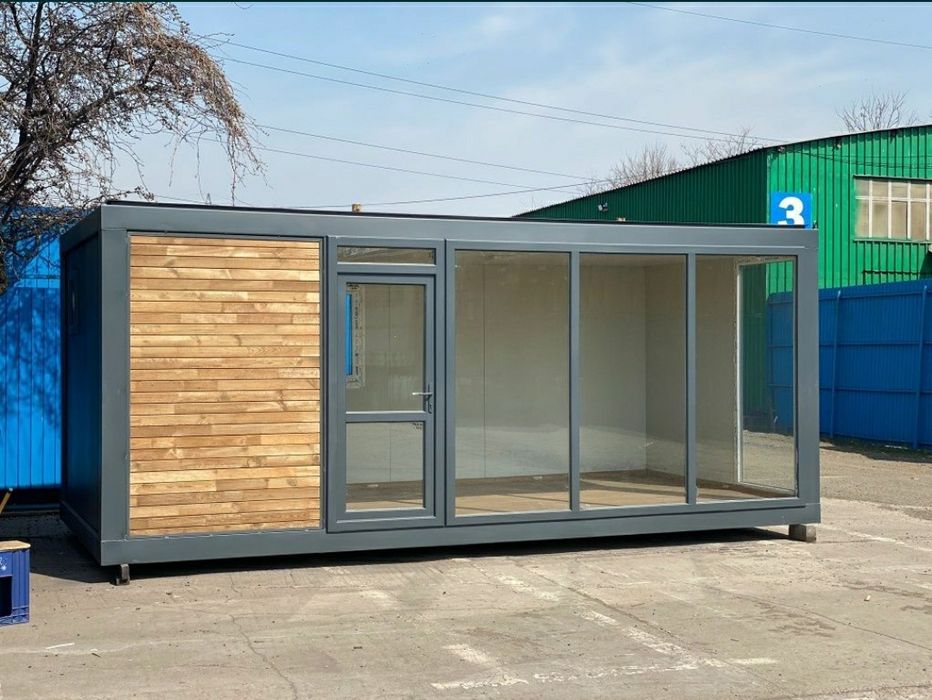 Container cu Lambriu STOC cafenea Magazin fast-food 2,4x2,4M
