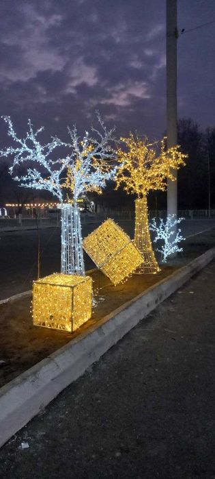 Новогоднее оформление | 3D-фигуры | Иллюминация