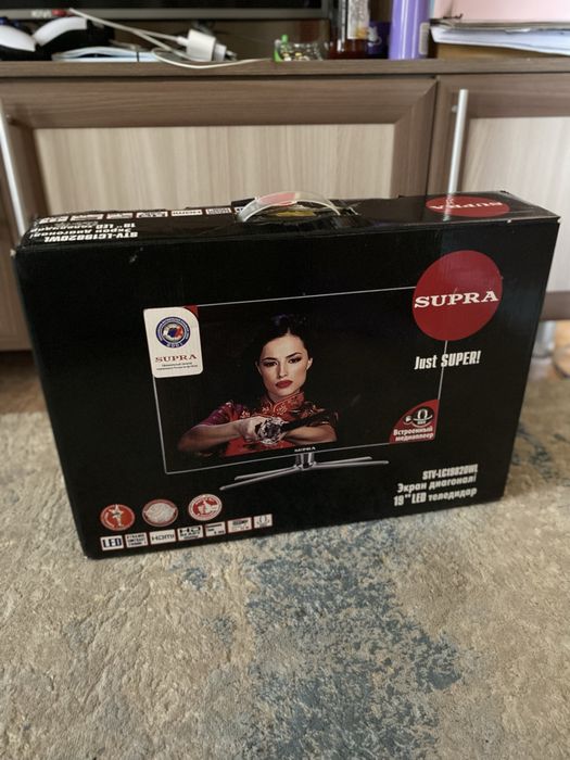 Телевизор 19’’ Supra с кронштейном