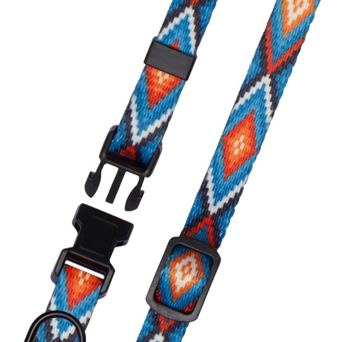 Zgarda pentru caini, ajustabila, cu imprimeuri unice, multicolor, Sefe