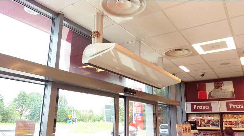 Воздушная тепловая завеса WING