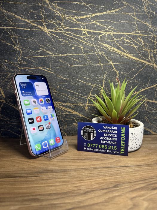 Iphone 15/128Gb/ Garantie 2 Ani Centrul de telefoane/Rate