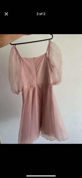 Дамска елегантна рокля в красив розов цвят