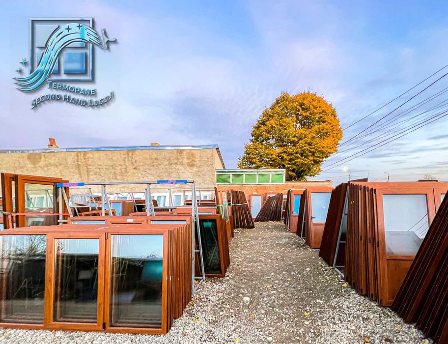 termopane geamuri stejar 3 canate noi de la 1050 lei