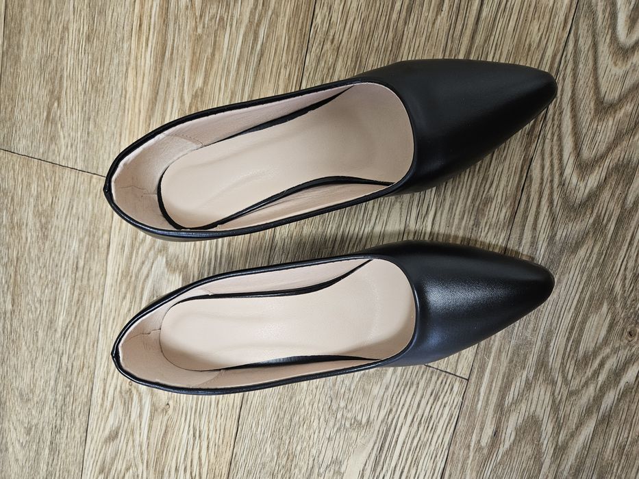 Туфли лодочки, чёрные 37р