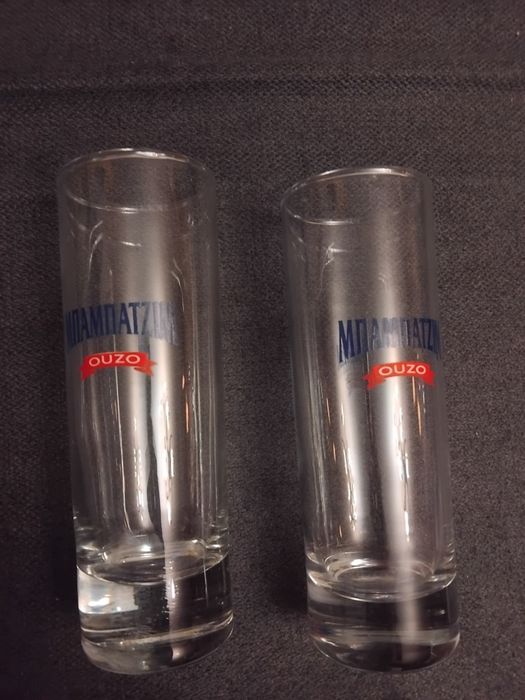 Рекламни чаши за уиски - Jim Beam, Four Roses и за узо