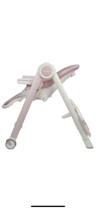 Scaun de masa  roz pentru bebelusi