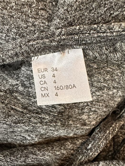 Сива елегантна рокля