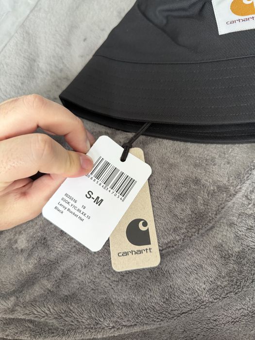 Carhartt WIP leroy bucket hat palarie neagra unisex marime S-M noua