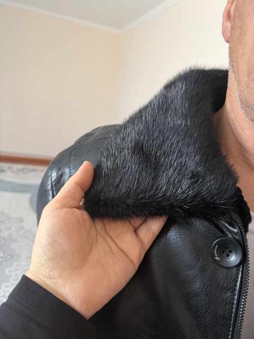 Куртка кожанная