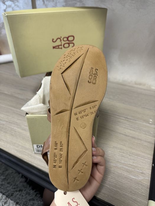 Sandale dama piele , AS Polo , marime 37