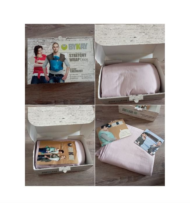 Marsupiu wrap lila sistem de purtare bebe