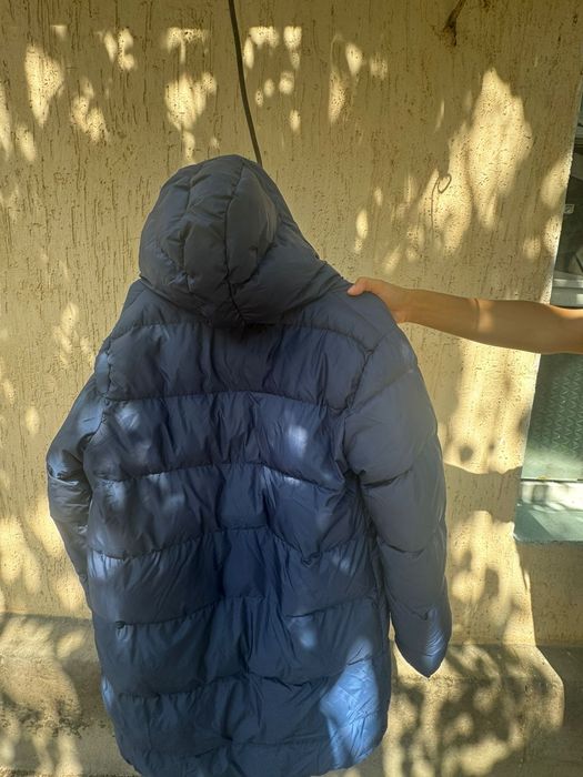 Куртка зимняя удлинённая, б/у