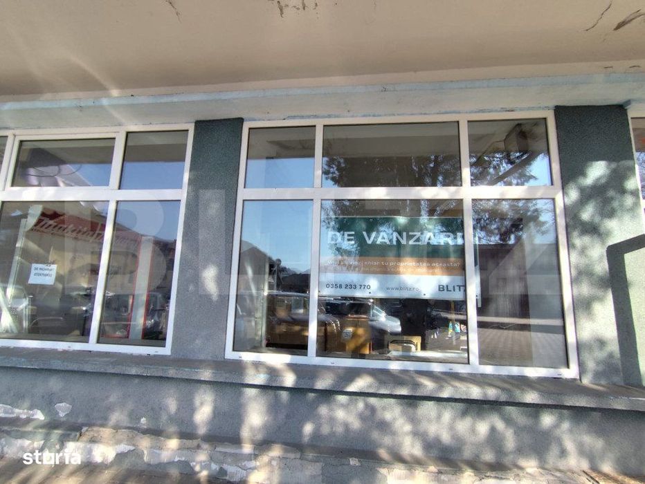 Spatiu comercial generos – 177 mp, zona excelenta in Cugir