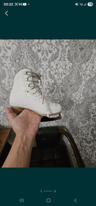 Фигурное катание,  коньки, Jackson, размер 32.5