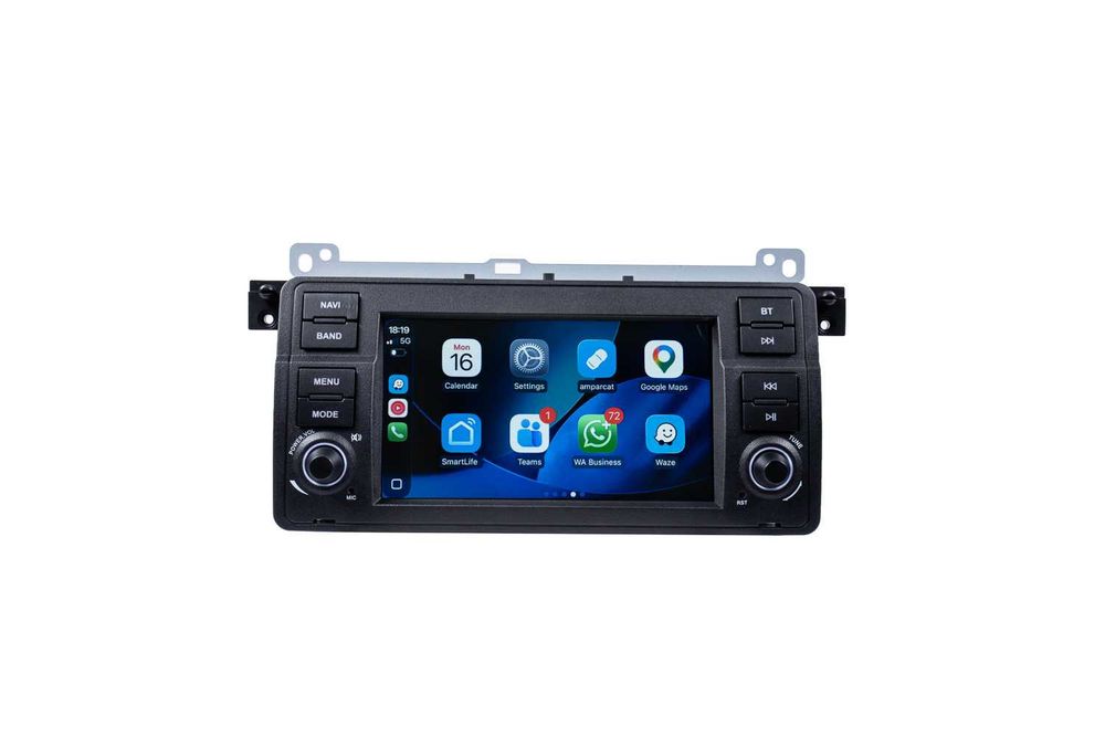 Navigatie BMW E46 Seria 3 Android 14 , Apple Carplay ,Android Auto + Camera Marsarier