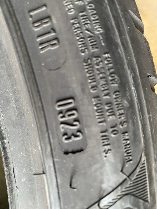 245/40/19 один баллон бу гудиер