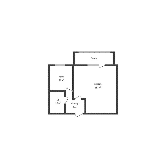 Продажа 1-комнатной квартиры