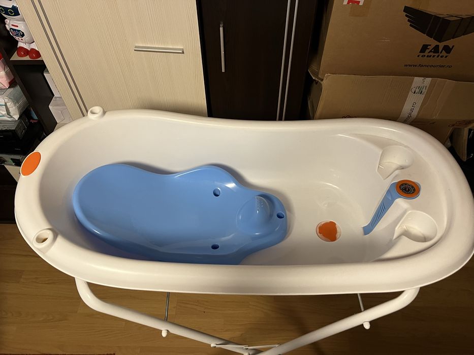 Cadita  bebe cu suport